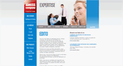 Desktop Screenshot of adress-company.fr